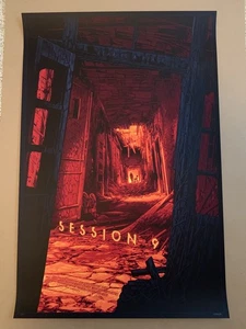Daniel Danger Session 9 Screen Print Signed NOT Mondo Horror Poster - Picture 1 of 3