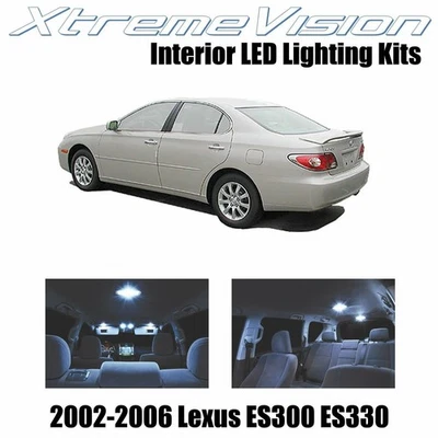XtremeVision Interior LED for Lexus ES300 ES330 2002-2006 (7 PCS) Cool White - Image 1 of 4