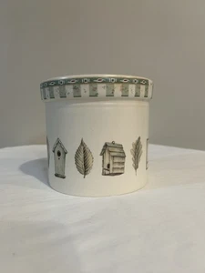 Pfaltzgraff Naturewood Garden Theme 4 7/8 in Crock Caniste - Picture 1 of 5
