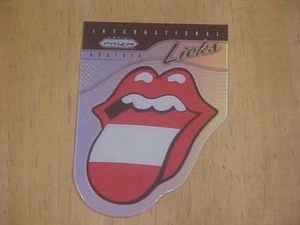 The Rolling Stones 2025 Panini Prizm International Licks AUSTRIA PRIZM Die Cut - Foto 1 di 2