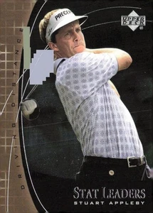 2001 Upper Deck #SL3 Stuart Appleby Stat Leaders - Picture 1 of 2