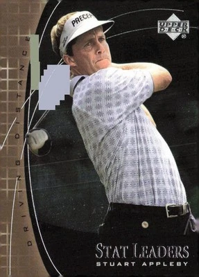 2001 Upper Deck #SL3 Stuart Appleby Stat Leaders - Image 1 of 2