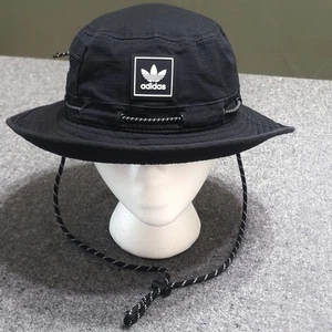 Adidas Hat Cap Mens Black Utility 2.0 Boonie Bucket Golf Fishing Hiking Ripstop - Picture 1 of 13
