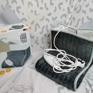 Acogedor calentador de pies eléctrico Beurer FW20UK - gris | USADO una vez y limpio - Imagen 1 de 8