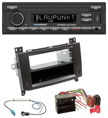 Blaupunkt USB DAB MP3 Bluetooth Autoradio für Mercedes Viano Vito 06-14 schwarz - Bild 1 von 4