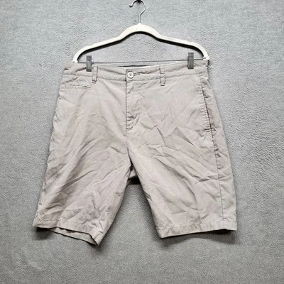 Pantalones Cortos Hombre RVCA 34 Beige Chino Naturaleza X Industria 10" Entrepierna Foto 1 de 4