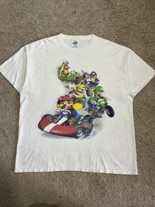 Camiseta De Colección 2008 Mario Kart Wii Camiseta Nintendo Luigi Wario Talla XL - Imagen 1 de 8