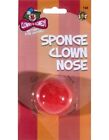 Unisex Fancy Dress Circus Clown Red Nose Sponge New by Smiffys