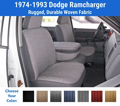 Duramax Tweed Seat Covers for 1974-1993 Dodge Ramcharger - Image 1 of 4