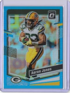 Panini Donruss Optic 2023 - Aaron Jones #63 Aqua Prizm/299 - Imagen 1 de 2