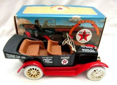Ertl 1917 Maxwell Touring Car #14 Texaco Diecast Locking Coin Bank with Key-New! - Image 1 of 4