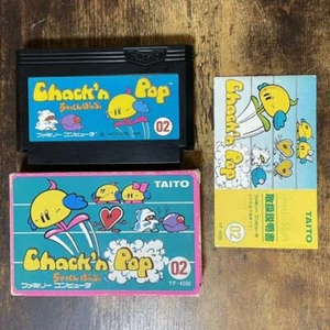 Taito 1985 CHACK'N POP Nintendo Famicom	NES Used Action & Adventure Retro Japan  - Picture 1 of 12