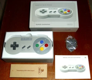 8Bitdo Super Gamepad Wireless Bluetooth SFC30 Gamepad Android, Windows, N Switch - Foto 1 di 6