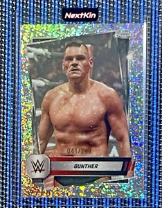 GUNTHER 2025 TOPPS CHROME WWE #2 SPECKLE REFRACTOR /249 WWE TOPPS BUY BACK - Picture 1 of 3
