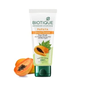 Biotique Papaya Deep Cleanse Face Wash | Gentle Exfoliation 150 ML - Picture 1 of 5