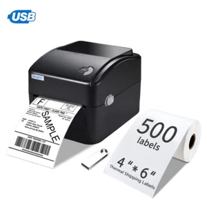 VRETTI Thermal Shipping Label Printer 4x6 USB w/500 Labels For UPS POSHMARK ETSY - Picture 1 of 9