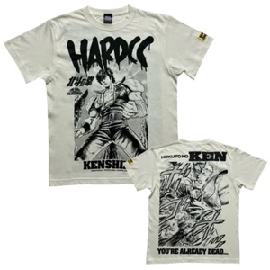 Fist of the North Star Kenshiro T-shirt Vanilla White Hardcore Chocolate Japan - Picture 1 of 12