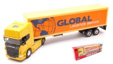 WELLY SCANIA CAMION V8 R730 DIE CAST SH MODELS GOLD 1//64 68020Sgd
