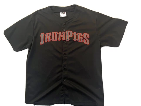 Lehigh Valley Iron Pigs Black #17 Jersey, Size Youth XL Cover