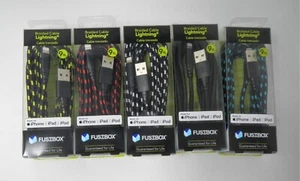 Cable de carga USB FuseBox Trenzado Lightning 9 pies para iPhone - Imagen 1 de 7