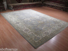 9x12 TURKISH-WEAVE SOFT-COLORS ALLOVER-PATTERN HANDMADE-KNOTTED WOOL RUG 580212