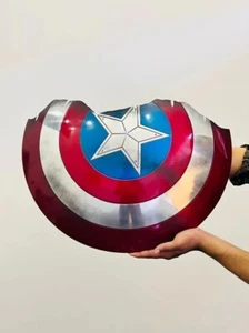 Captain America Broken Shield Prop Replica First Avenger Schild Metallschild 22" - Bild 1 von 4