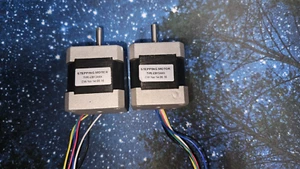 2X GBM Stepper Motor 42BYGH404-R, NEMA 17, 1.8 Deg/Step, 12V, Unipolar - Picture 1 of 4