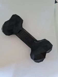 Black medium size dog bone durable chew toy / fetch toy - Picture 1 of 1