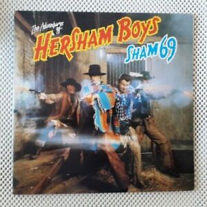 SHAM 69 - The adventures of HERSHAM BOYS 12" vinyl double LP record VG plus. 