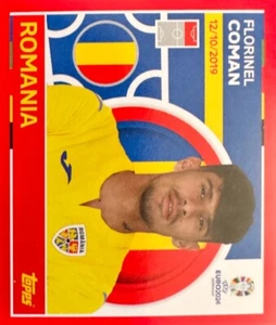 (565) N. ROM20 Florinel Coman Romania - Euro 2024 Swiss Topps