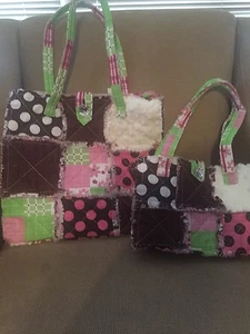 Patchwork quilt bag 2 piece set, handbag  - Picture 1 of 1