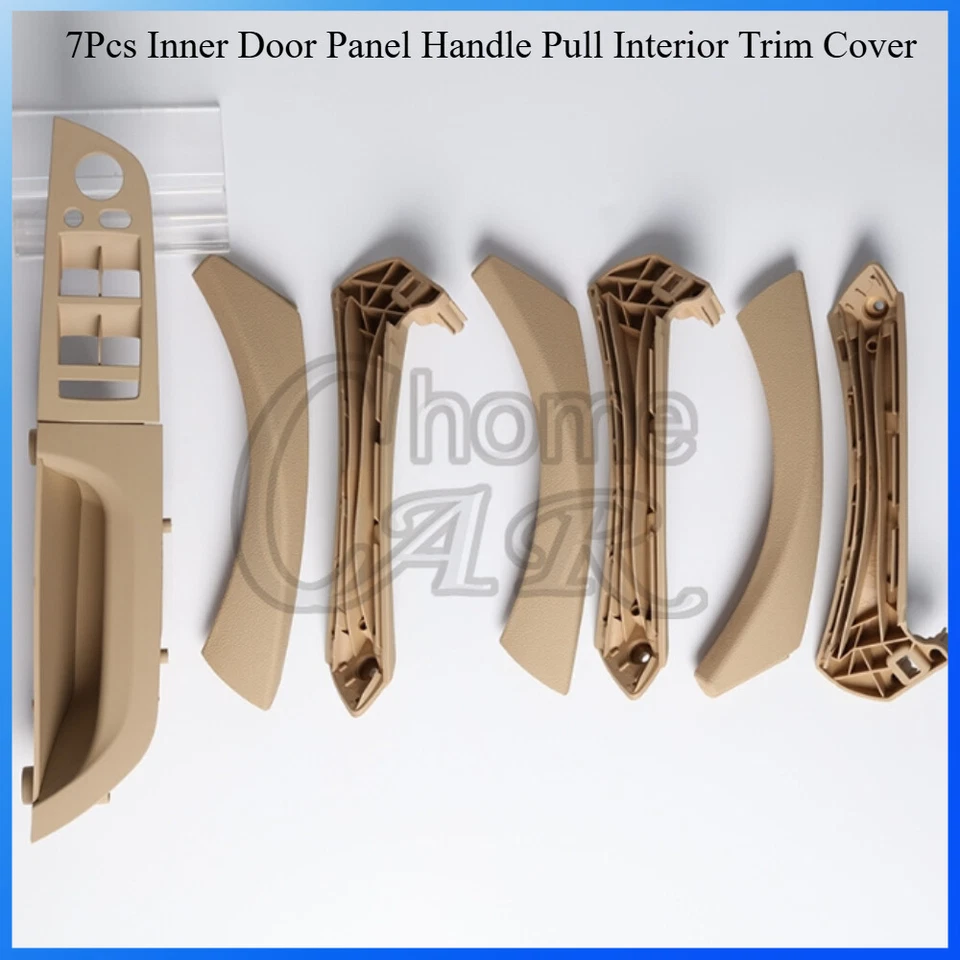 Внутренняя отделка дверной панели ручка выдвижная внутренняя отделка чехол для BMW E90 3-Series седан 7 шт. - Изображение 1 из 4