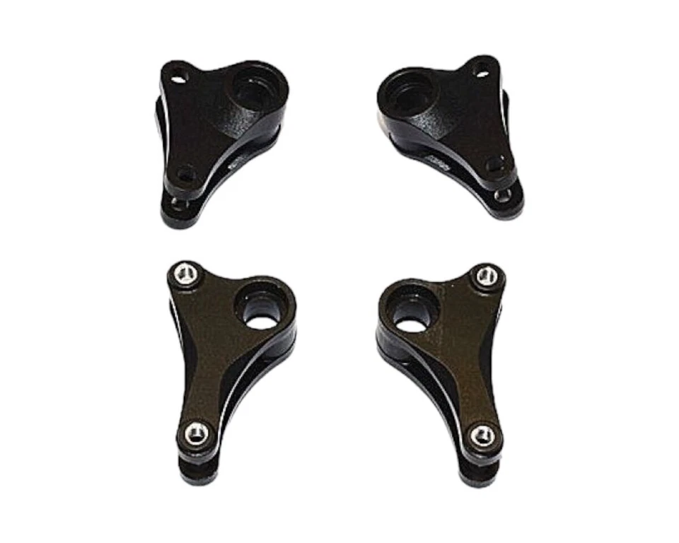 GPM Racing Alu Umlenkhebel vorne und hinten schwarz Gpmerv027bk E-revo VXL 1/16