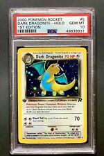 dark dragonite 1st edition holo psa 10 for sale | eBay