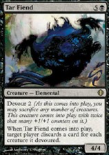 TAR FIEND X4 4 4X Shards of Alara MTG Magic the Gathering Cards DJMagic