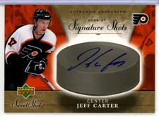 2006-07 Sweet Shot Signature Shots / Saves #SSJC Jeff Carter AUTO - FLYERS