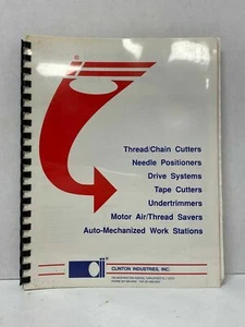 CLINTON INDUSTRIES CATALOG BOOK - CUTTERS/POSITIONERS/SYSTEMS/ETC. *FREE SHIP* - Picture 1 of 3
