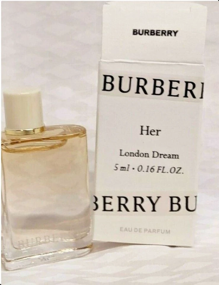 BURBERRY HER LONDON DREAM Eau de Parfum Perfume Fragancia Salpicaduras .16 OZ MINI NUEVO Foto 1 de 1
