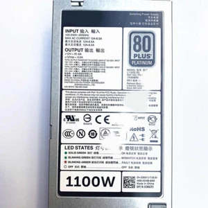 Used For DELL R620 R720 L1100E-S0 1100W Server Power Supply 100% Tested - Afbeelding 1 van 2