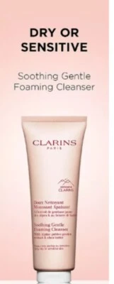 Limpiador facial espumoso suave CLARINS unisex 4,2 fl oz nuevo con etiquetas Foto 1 de 4