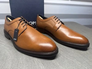 Joop! Pero Stampa Kleitos lace up yc4, cordones, zapatos, cuero, coñac, nuevo - Imagen 1 de 9