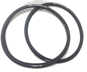 Pair (Lot of 2) Freedom by WTB Thickslick Tire 700x28c Black Wire Bead Commuter - Picture 1 of 7