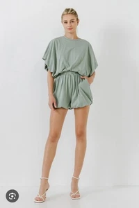 Grey Lab Dolman Lounger Strampler Neu Anthropologie - Bild 1 von 9