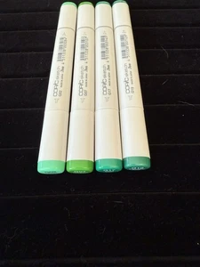 Marcadores de bocetos Copic NUEVOS, G02, G07, G17, G19 - Verde - Cantidad 4 - Imagen 1 de 5