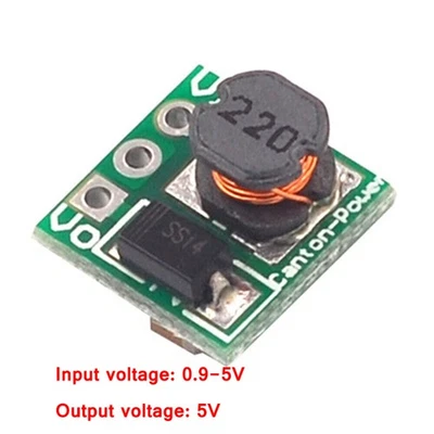 UNMARKEED Step-Up Voltage Boost Converter Board 1.5V 1.8V 2.5V 3V 3.3V 3.7V 4.2V To 5V