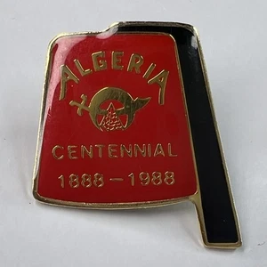 Algeria Centennial 1988 Fez Hat Shriner Masonic Freemason Vintage Lapel Hat Pin - Picture 1 of 1