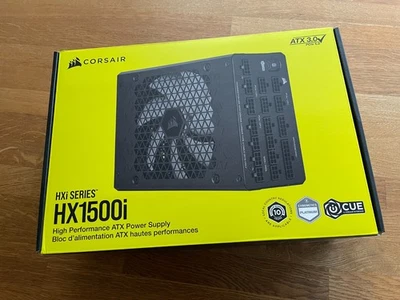 Netzteil Corsair HX1500i Modular PCie 5 ATX 3 Platinum ATX 1500 Rechnung 2025 - Bild 1 von 4