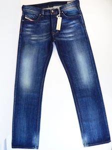 Diesel Larkee Jeans W34 L34 more of a L35.5 Wash 0813T REGULAR STRAIGHT - Picture 1 of 18