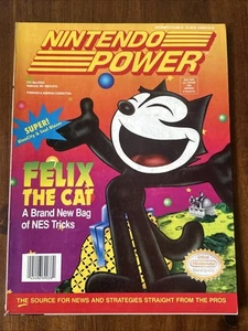 Nintendo Power Magazine Volume 40 September 1992 Felix The Cat with Poster - Picture 1 of 7