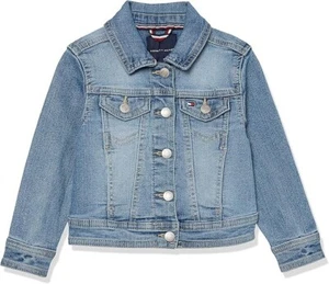 Tommy Hilfiger Girl's Classic Jean Jacket Size 7, 8-10, 12-14, 16 - Picture 1 of 3